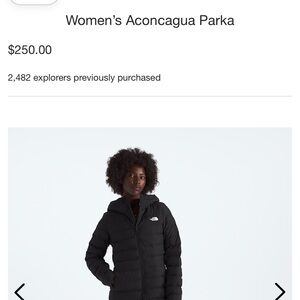 The North Face Women's Aconcagua Parka - Black